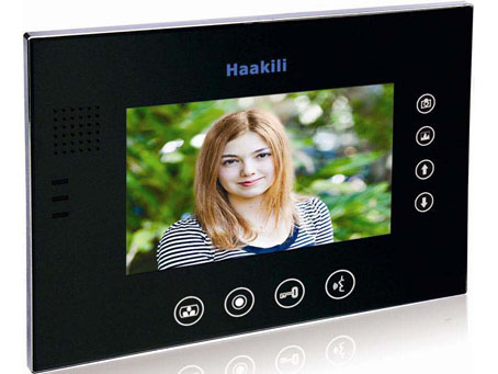 Haakili M741MB from NAVCO Australia fitted with a black frame and touch screen.